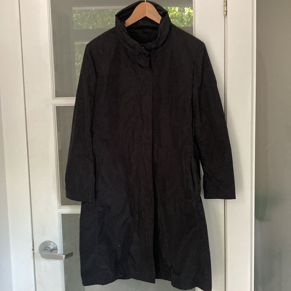 CINZIA ROCCA long black jacket size 8 *as is